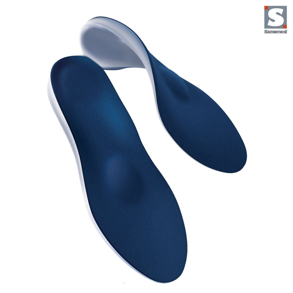 relaxSan - silikonové vložky do obuvi s velurem