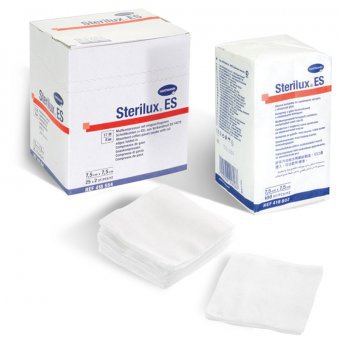 Sterilux® ES    Klasický gázový kompres 10×10 sterilní